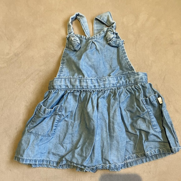 Oshkosh - Denim Kids Skirtall Overall Dress | 6 Months - Picture 1 of 3